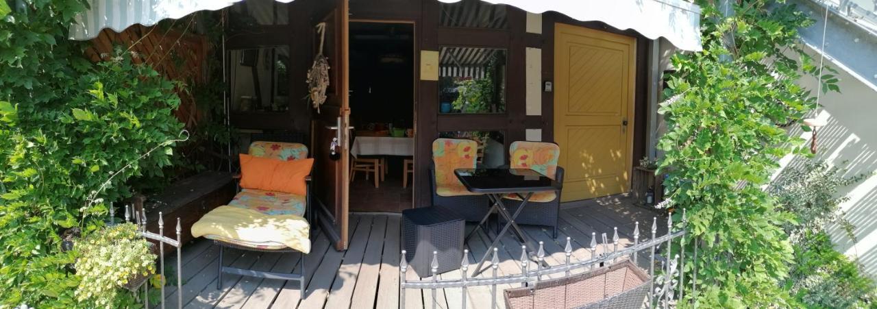 Pension Am Buhnenkopf Tangermünde Esterno foto